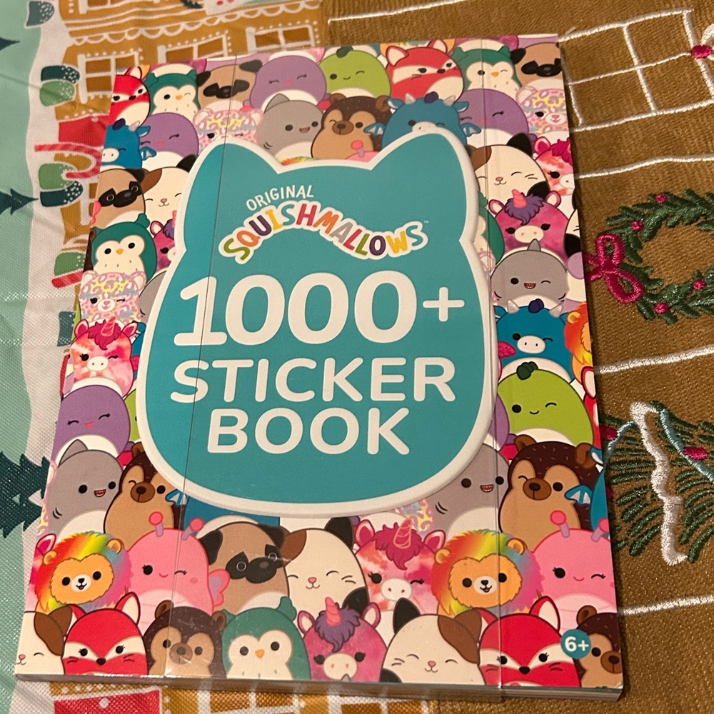 Squishmallow sticker book